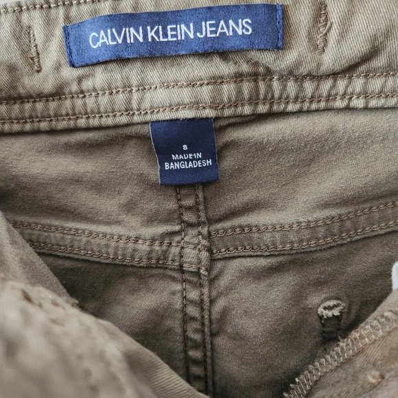 Calvin Klein Jeans size 8 green - Picture 2 of 3